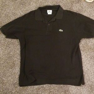 Black polo lacoste